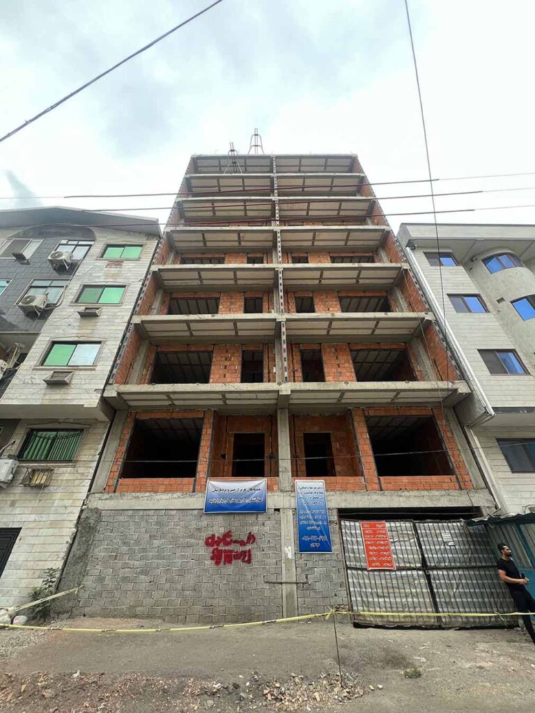 طراحی نمای آپارتمان مسکونی مهندس جلیل زاده، تصویر 1