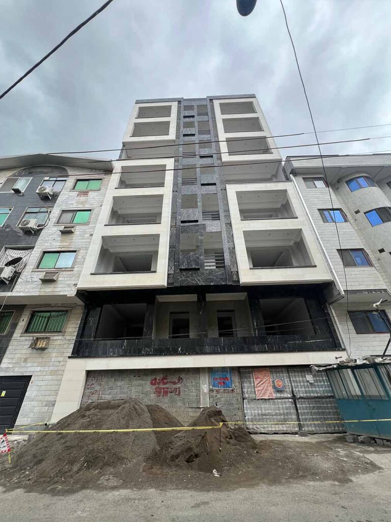 طراحی نمای آپارتمان مسکونی مهندس جلیل زاده، تصویر 5