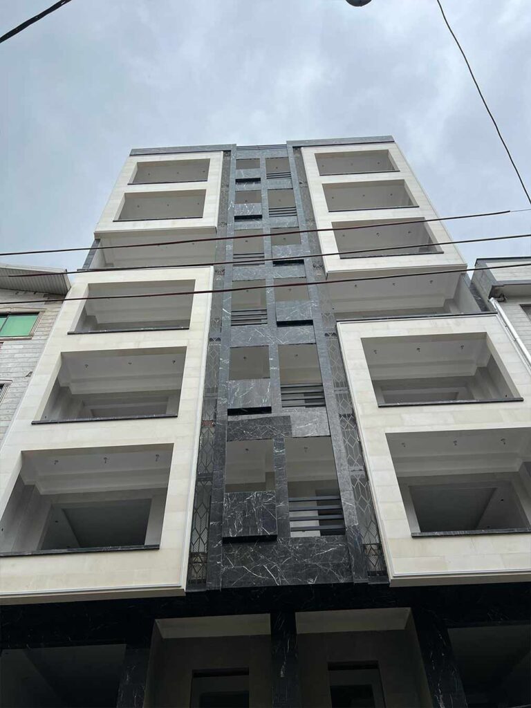 طراحی نمای آپارتمان مسکونی مهندس جلیل زاده، تصویر 4