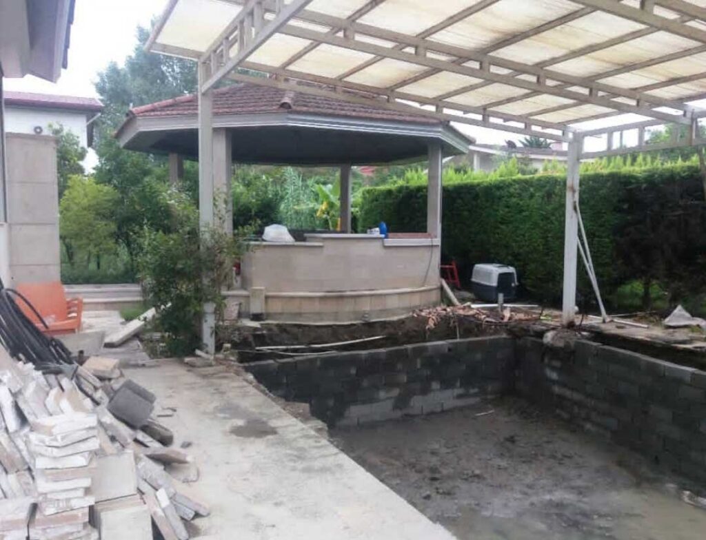 بازسازی محوطه ویلای خانه دریا، تصویر 4